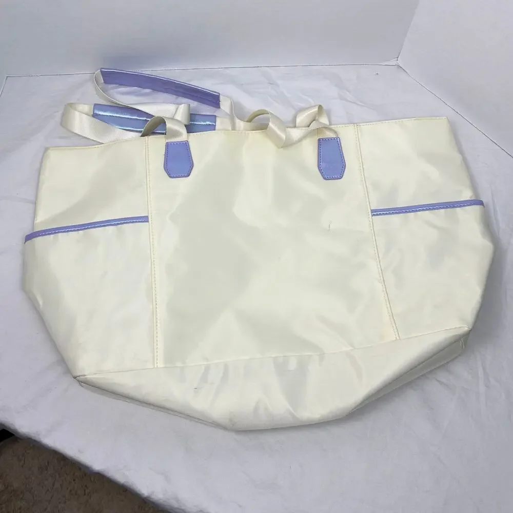 Disney 100 yrs of Music & Wonder tote bag. cream, shimmer purple. Never used